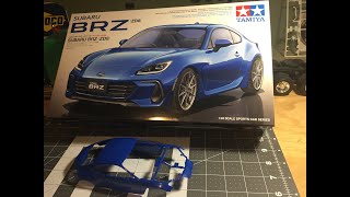 Tamiya Subaru BRZ ZD8 Unboxing [upl. by Yesdnik]