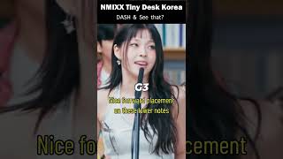 NMIXX Tiny Desk Korea  Vocal Highlights DASH See that [upl. by Hurff]