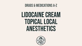 How to use Lidocaine Cream Topical Local Anesthetics  Explain UsesSide EffectsInteractions [upl. by Spaulding163]