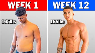 How to Lose Fat AND Gain Muscle At The Same Time Step By Step [upl. by Ahsimal]