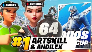 64 KILLS IN DUO CASH 🏆 w Andilex  Artskill [upl. by Kimberlyn]