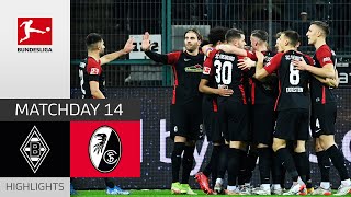 Borussia Mgladbach  SC Freiburg 06  Highlights  Matchday 14 – Bundesliga 202122 [upl. by Notac]