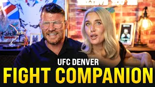 UFC DENVER FIGHT COMPANION with BISPING WATCH PARTY  REACTION [upl. by Fancie434]