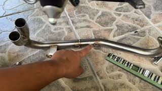 Installing Zoom Exhaust on Honda Grom [upl. by Chard379]