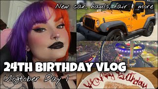 24TH BIRTHDAY VLOG🫶🏻🖤  vlogtober day 1  2022 [upl. by Slen130]