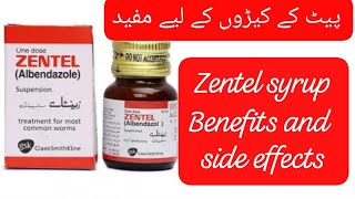 Zentel syrup  uses of zentel  Benefits of zentel syrup [upl. by Mellins]