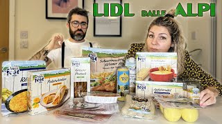 Mangiamo TUTTA la SETTIMANA ALPINA alla LIDL UK  Cosa mangiano sulle ALPI [upl. by Arabele893]