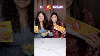 OG vs NEW Maggi Which one will win foodchallenge maggi thakursisters [upl. by Nomelihp]