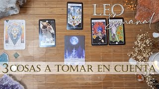 LEO ♌ 3 Cosas a tomar en cuenta [upl. by Anees]