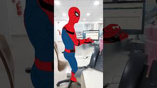 SpiderMan office spiderman spidermanforfromhome [upl. by Berkman]