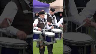 Glasgow Skye Association drumcorps at 2024 British pipeband Championships in Scotland shorts [upl. by Hephzibah520]