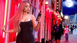 4K 🇳🇱Amsterdam RED LIGHT District Streets Walking Tour 2023 [upl. by Juxon]