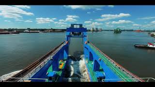 Launch Cutter Suction Dredger MOHAB MAMEESH [upl. by Kinelski]