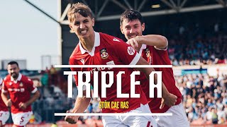 TRIPLE A  Wrexham AFC vs Wycombe Wanderers [upl. by Elidad]