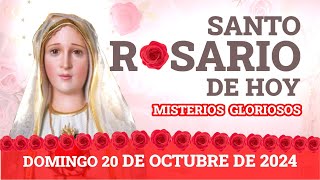 Santo Rosario del Día  Domingo 20 de octubre de 2024  Los Misterios Gozosos rosariodehoy fe [upl. by Seda716]