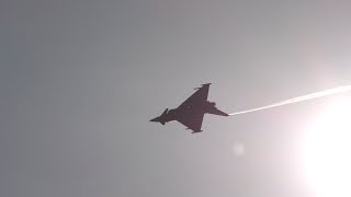 RAF Typhoon Display Team International Ayr Show Festival of Flight 2024 [upl. by Okoy]