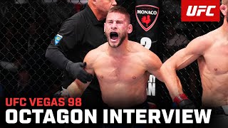 Pat Sabatini Octagon Interview  UFC Vegas 98 [upl. by Qahsi]