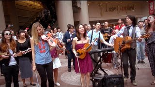 Noughts and Exes Hearts Flash Mob in Times Square [upl. by Barlow]