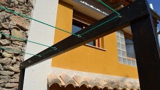 Tendedero casero  Homemade Clothes line [upl. by Neram]