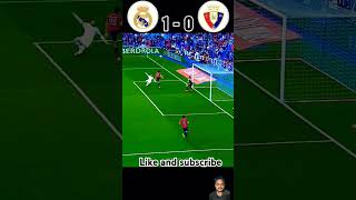 Real Madrid vs Ca Osasuna winning🏆🏆 trophy real Madrid🥇🥇⚽⚽football ronaldo shortsvideo [upl. by Skye]