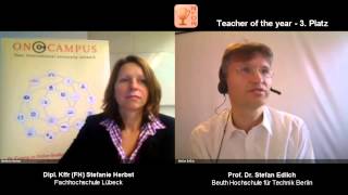 Interview mit Prof Dr Stefan Edlich Beuth HS Berlin  3Platz Teacher of the Year VFH 2012 [upl. by June]