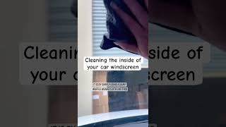 How to clean the inside of your car windscreen without leaving streaks and smudges [upl. by Eznyl631]