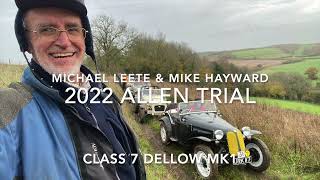 2022 11 Allen Trial InCar with Dellow JRK117 [upl. by Yevreh]