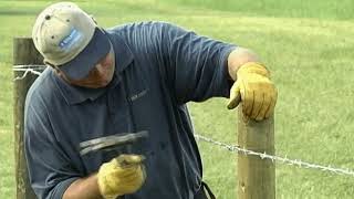 How to Install High Tensile Barbed Wire [upl. by Graniah]