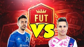 DjMaRiiO Y CACHO SE ENFRENTAN EN FUT CHAMPIONS FIFA 19 [upl. by Abihsot794]