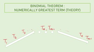 Proof of Numerically Greatest Term in Binomial ExpansionTHEORY [upl. by Keeton]