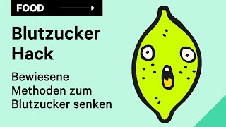 Blutzucker senken Wie du deinen Blutzucker durch Zimt und Zitronenwasser hackst Biohacking [upl. by Ly]