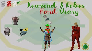 OSRS Kourend amp Kebos Hard Diary Guide  Ironman Approved [upl. by Nnagrom]