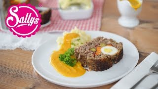 Falscher Hase  Hackbraten aus dem Ofen  Ostermenü  Sallys Welt [upl. by Hanoy]