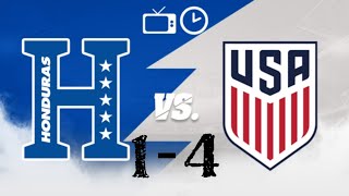 Honduras VS Estados Unidos 14  Resumen Goles  highlights [upl. by Nilerual705]