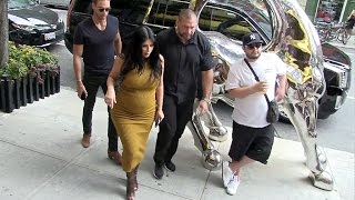 Kim Kardashian arrives at Cipriani restaurant in New York [upl. by Yuzik]