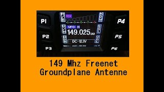 149Mhz Freenet Groundplane Antenne selbst basteln [upl. by Darmit754]