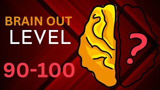 BRAIN OUT 90100 LEVEL SOLUTION brainout [upl. by Auhsot]