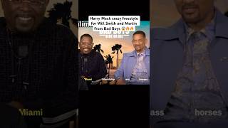 Harry Mack Freestyles for Will Smith amp Martin from Bad Boys shorts harrymack willsmith reaction [upl. by Nomrej]