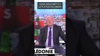 ASSELINEAU MET KO LE PLATEAU DE CNEWS [upl. by Dreda850]