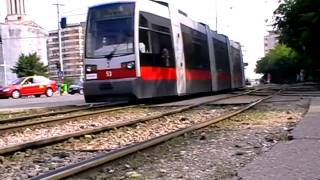 Tramvaie Siemens ULF in Oradea 5  Siemens ULF Trams in Oradea 5 15 06 amp 16 07 2010 [upl. by Glenden]