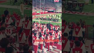 The Cornhusker Marching Band americathebeautiful cmb collegemarching huskers veteransday [upl. by Naimerej]