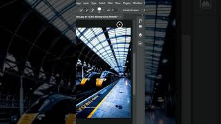 Leading lines blur effects in photoshop shorts [upl. by Elvera574]