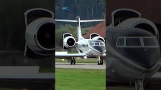 Swiss Alps Panorama Gulfstream G500 Landing in Bern [upl. by Brodeur733]