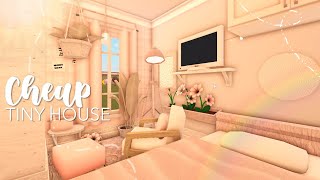 BLOXBURG no gamepass cheap tiny house 18k l tour  speedbuild ♡ [upl. by Aihseuqram]