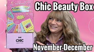 CHIC Beauty Box December  November 2023 BiMonthly Makeup Subscription  Discount Code [upl. by Chill574]