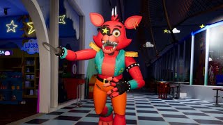 ¿QUÉ PASA si GLAMROCK FOXY ESTÁ en el JUEGO  FNAF SECURITY BREACH FNAF SB  iTownGamePlay [upl. by Verda248]