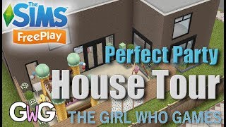 The Sims Freeplay House Tour Perfect Party [upl. by Jessey]