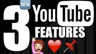 3 New YouTube Comment Features 🙋 Standout ❤️ Heart 📌 Pin [upl. by Silletram]