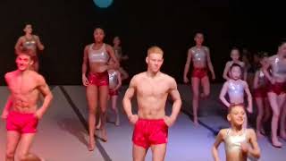 2022 Spelthorne Gymnastics Christmas Display  Opening 유나 직캠 [upl. by Nailluj]