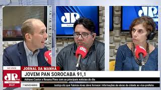 Prefeito Rodrigo Manga fala sobre obras de contingência em Sorocaba  08112024 [upl. by Teerell]